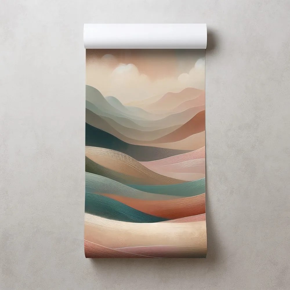 Тапет – Мечта за цветни планини