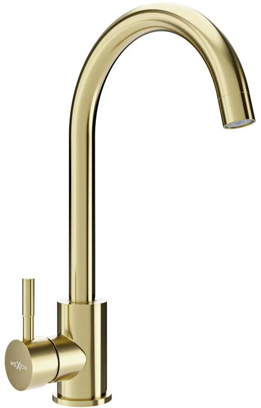Mexen Foggia кран за кухня, златен - 671800-50