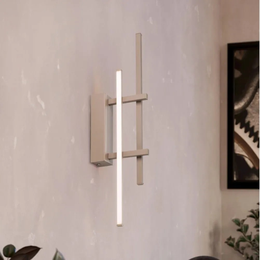 Eglo 902142 - LED стенен аплик TREPILIANO LED/12W/230V бежов