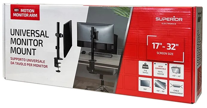 Универсална стойка за монитор до 32"