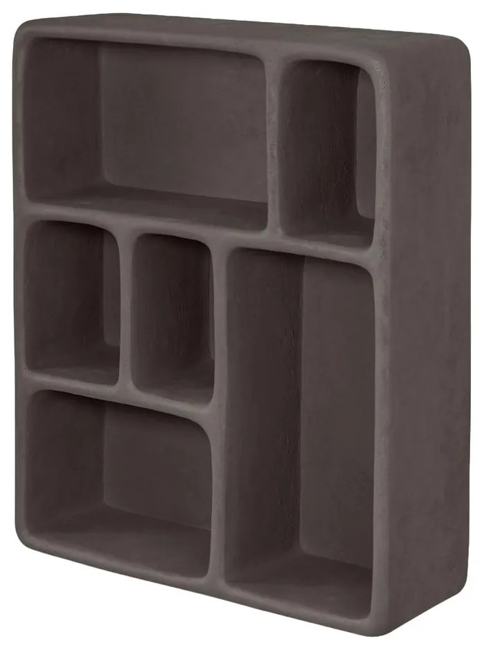 Тъмно сив двуетажен рафт от камък Art Studio - Mette Ditmer Denmark