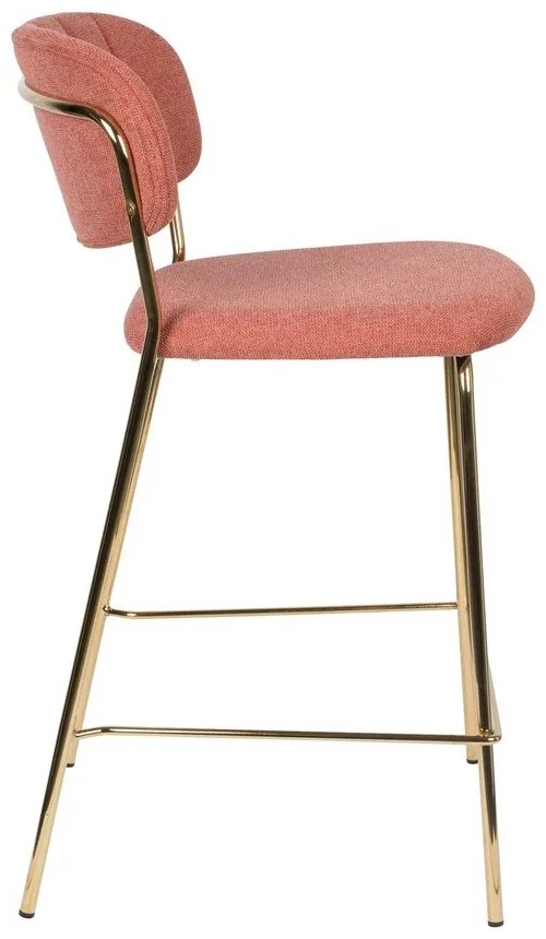 Розови бар столове в комплект от 2 89 cm Jolien - White Label