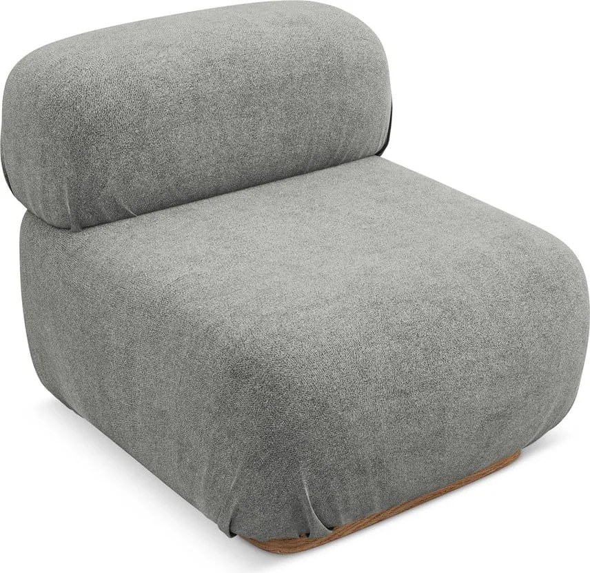 Сив модул за диван от букле Ailani – Makamii