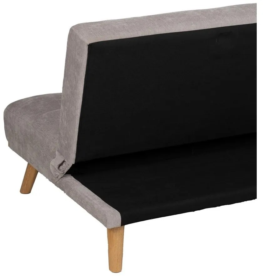 Светлосив шенилов разтегателен диван 178 cm – Ixia