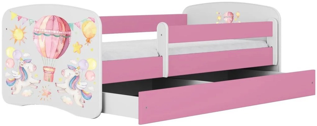 Детско легло Babydreams Cartoon-Roz-160 x 80-Balloon