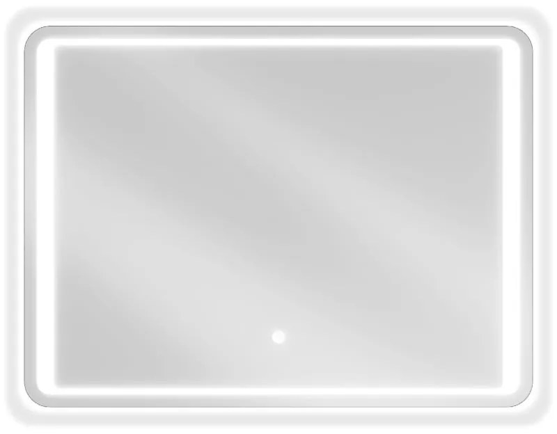 Mexen Zusa осветено огледало за баня 80 x 60 см, LED 6000K, анти-пара - 9808-080-060-611-00