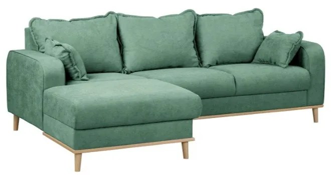 Тюркоазен ъглов диван (ляв ъгъл) Beata - Ropez