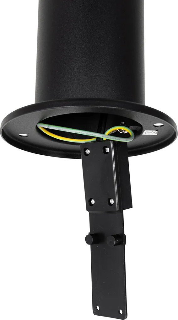 Модерна външна стълбова лампа черна 45 см IP44 - Rox