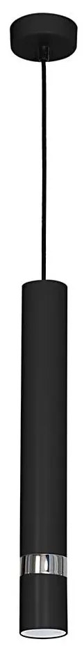Полилей на кабел JOKER 1xGU10/25W/230V черен/лъскав хром