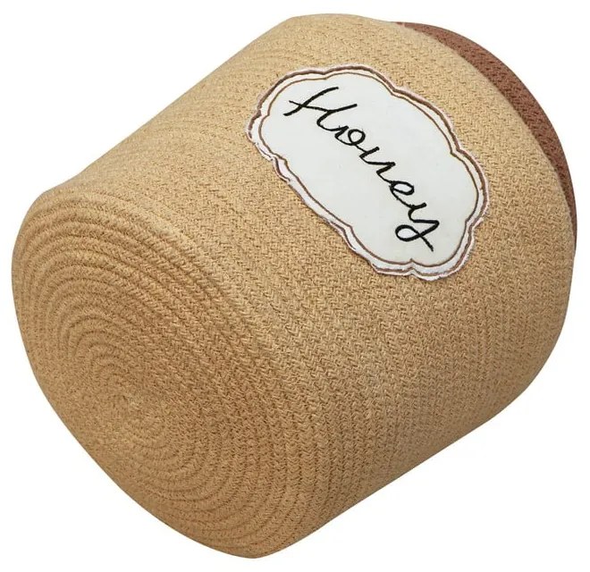 Светлокафява текстилна детска кошница за играчки ø 28x27 cm Honey Pot – Lorena Canals