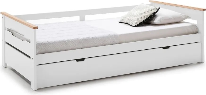 Бяло детско легло с разтегателно легло , 90 x 190 cm Elisa - Marckeric