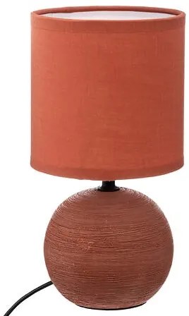 Нощна лампа atmosphera Timeo, 25 cm, Керамика - Теракота