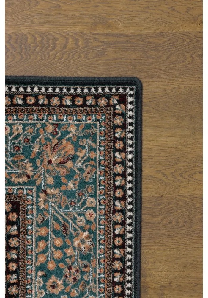 Зелен вълнен килим 160x240 cm Charlotte - Agnella