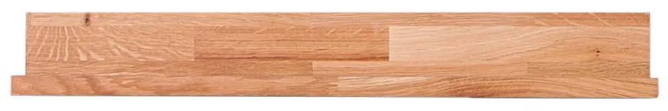 Стенен рафт за снимки от масивен дъб в естествен цвят 60 cm Kalle – Interia Home &amp; Living