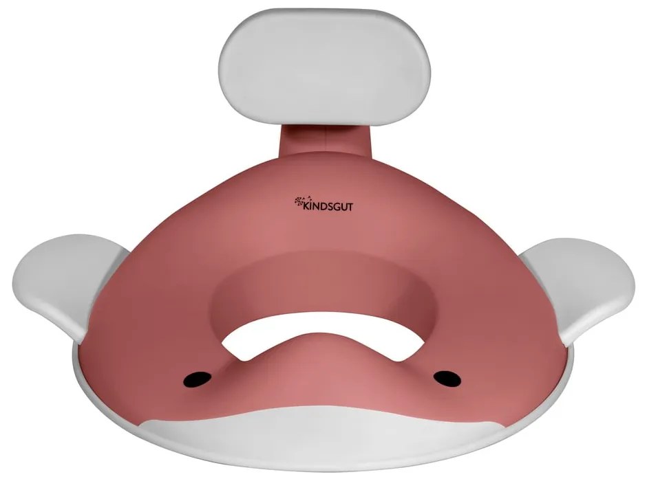 Тъмнорозова детска седалка за тоалетна Dusty pink – Kindsgut