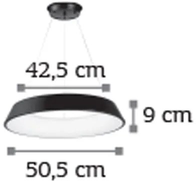 Плафон InLight 6010-Диаметър: 60.5 cm