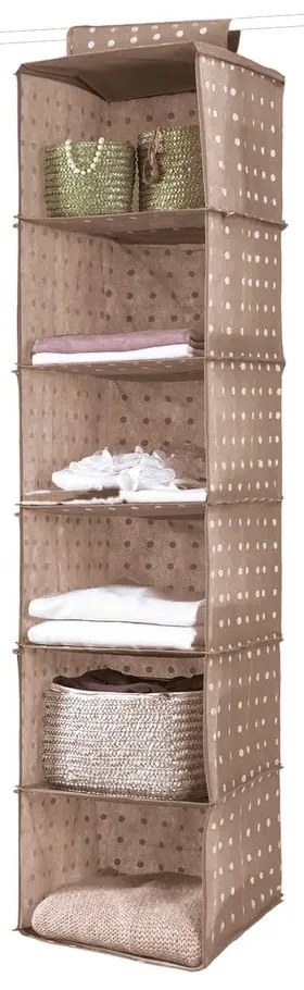 Бежов органайзер с 6 отделения Dots Rivoli - Compactor