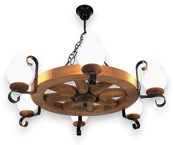 Brilagi - Пендел ROATA 6xE14/40W/230V бук