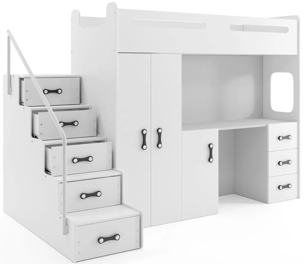 Двуетажно легло Steps plus-White