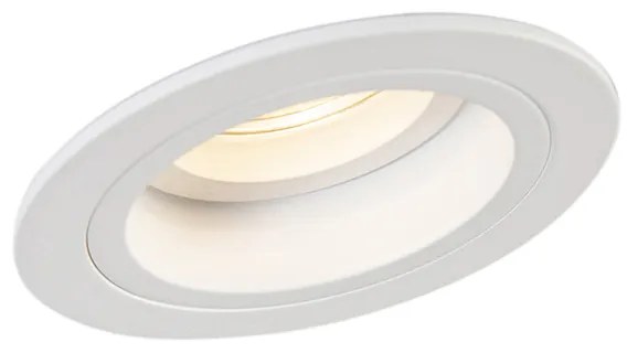 Интелигентен вграден прожектор бял кръгъл с накланяне, включващ Wifi GU10 - Chuck