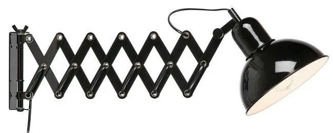 Черна стенна лампа Riggs – Markslöjd