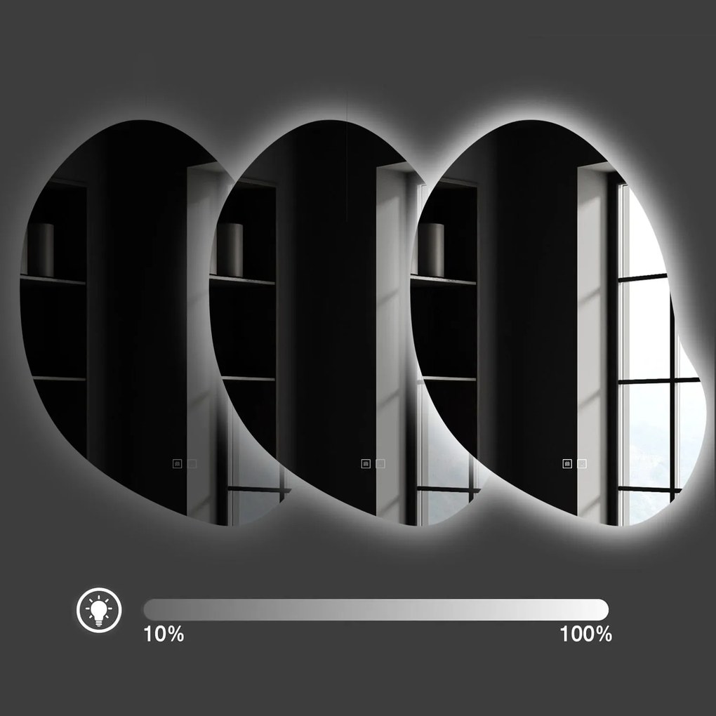 Огледало LED 80x60cm CLOUD C