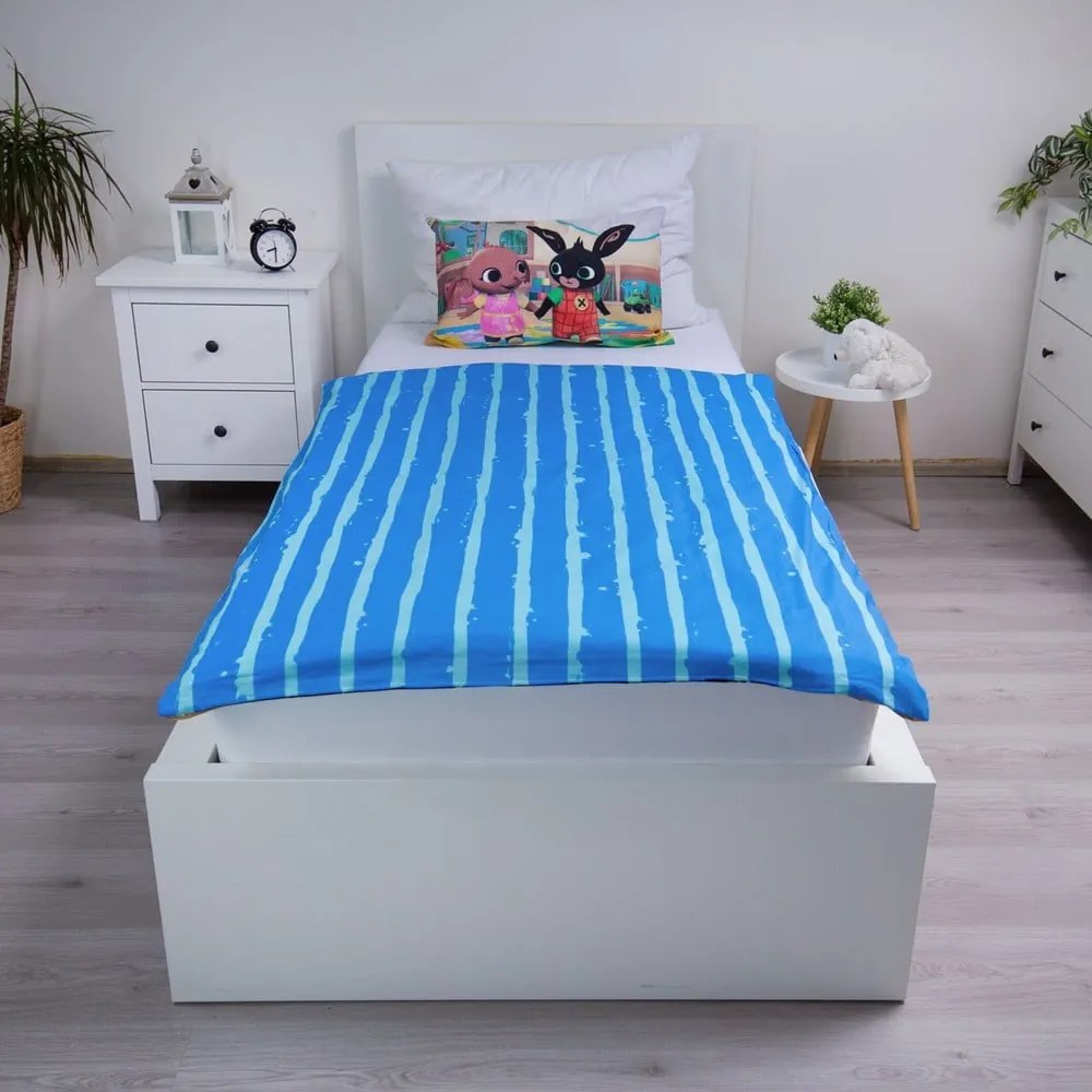 Памучно детско спално бельо 100x135 cm Bing Bunny "Tower" – Jerry Fabrics