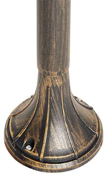 Класически външен фенер антично злато 125 см IP44 - Daphne