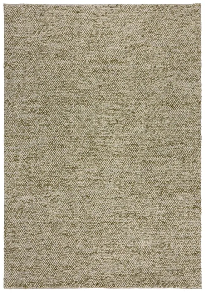 Ръчно изработен килим със смес от вълна в цвят каки 80x150 cm Minerals – Flair Rugs