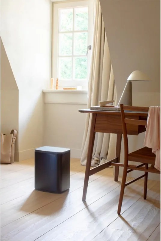 Кош за боклук Brabantia Bo Small 1006635, 12 л, Безшумно и плавно отваряне, Противоплъзгаща основа, Черен