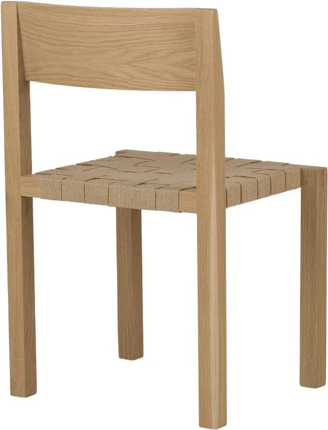 Трапезен стол за подреждане от масивен дъб в естествен цвят Toli – noo.ma