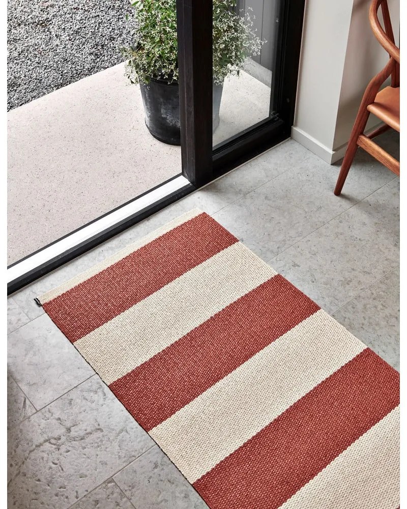 Пътека за открито и закрито в тухлен и кремав цвят 70x300 cm Bob Brick – Pappelina