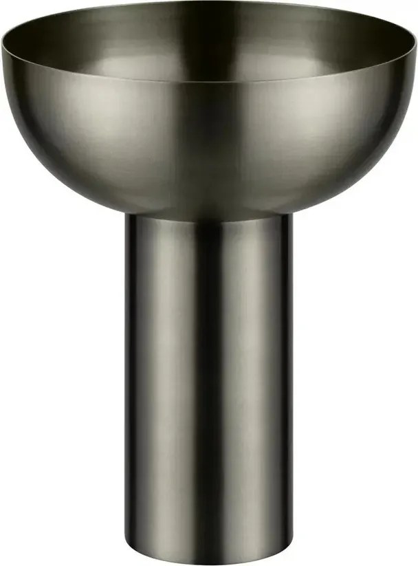 Сива ваза от неръждаема стомана (височина 21 cm) Miyabi – Blomus