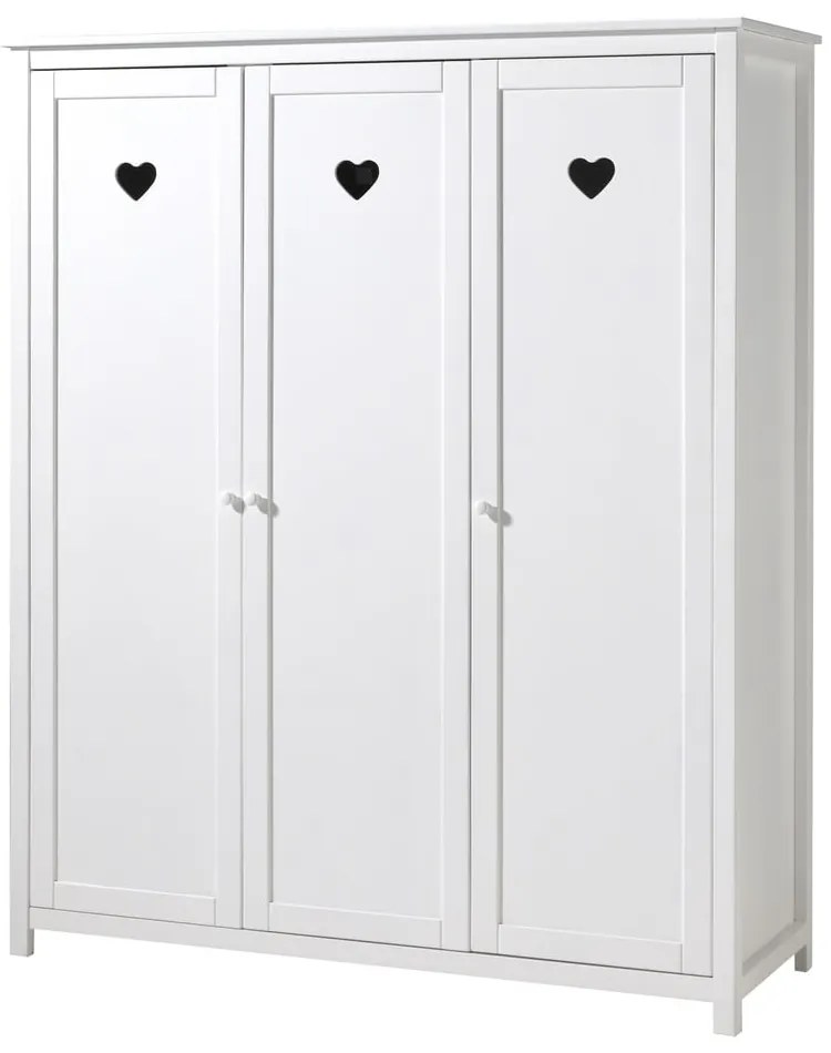 Бял детски гардероб 159x191x57 cm Amori – Vipack