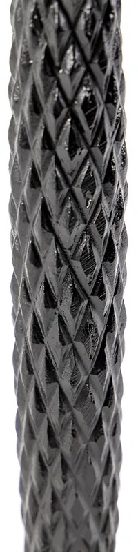 Ар Деко настолна лампа бронз с черен цвят без абажур - Areka