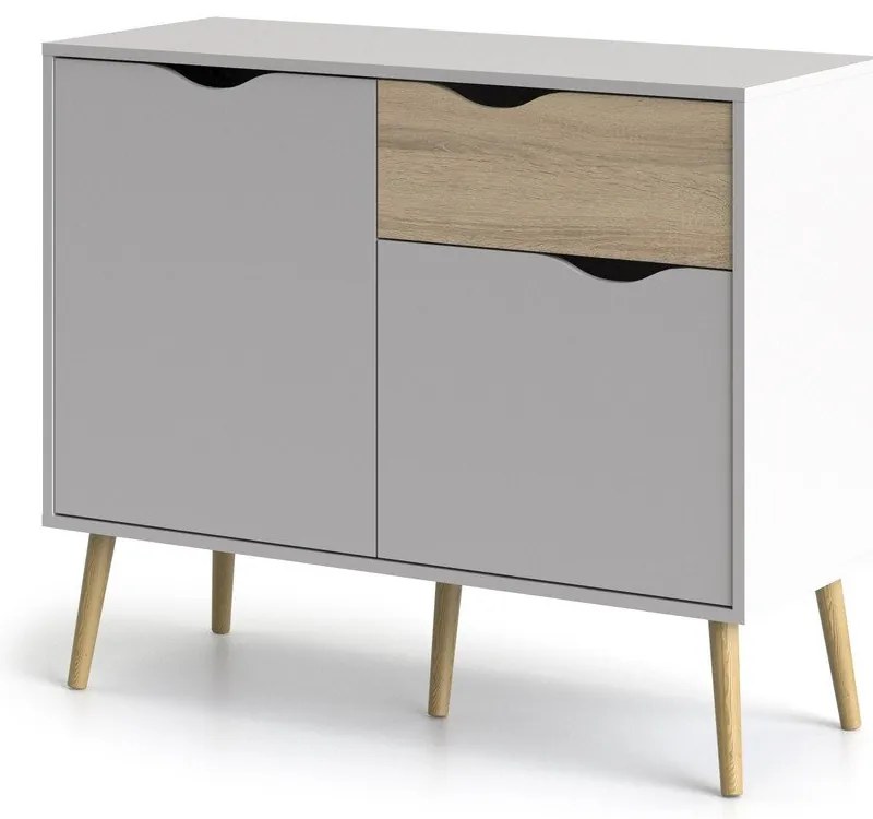 Бял скрин , 99 x 82 cm Oslo - Tvilum