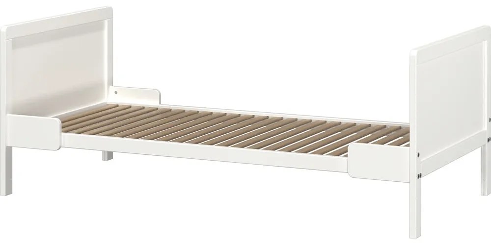 Бяло детско креватче 70x140 cm от масивна дървесина Alkmaar – Germania