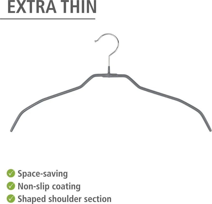 Метални закачалки в комплект 20 бр. Alessia – Wenko