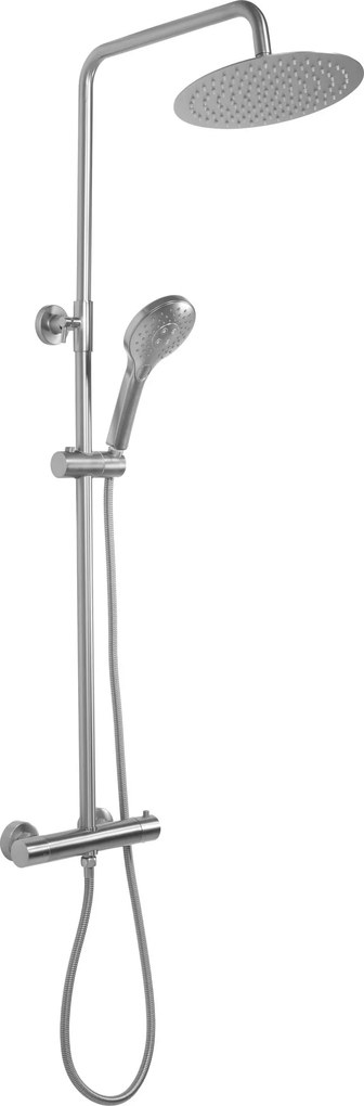 Комплект за душ с термостат REA VINCENT NICKEL BRUSH INOX