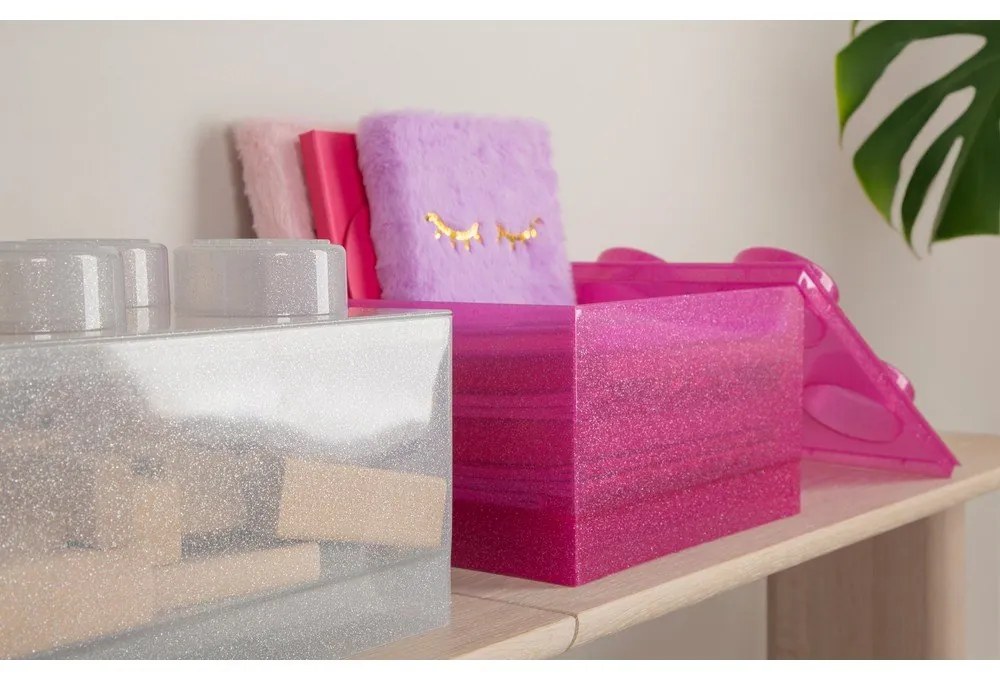 Пластмасова детска кутия за съхранение 25x25x18 cm – LEGO®