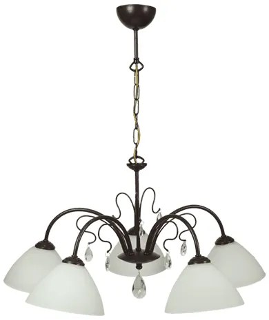 Полилей ТОСКАНА, графит, 5xE27