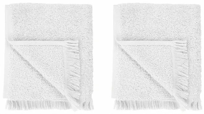 Бели памучни кърпи в комплект от 2 броя 30x50 cm FRINO - Blomus