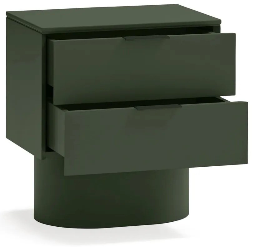 Зелено нощно шкафче Totem – Teulat