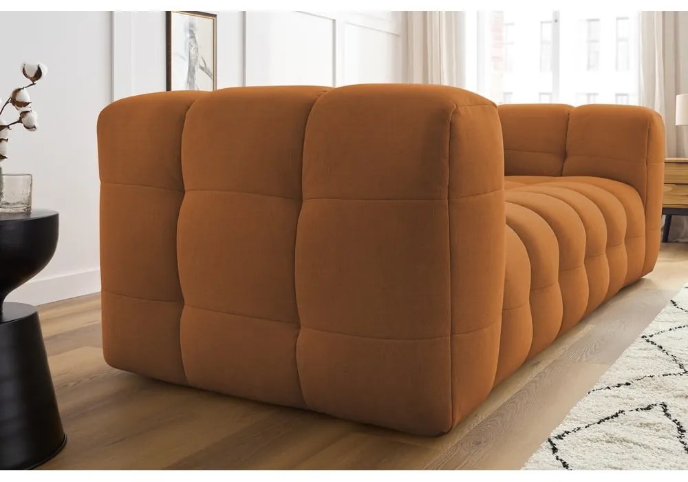 Диван в цвят жълта охра 232 cm Cloud – Bobochic Paris