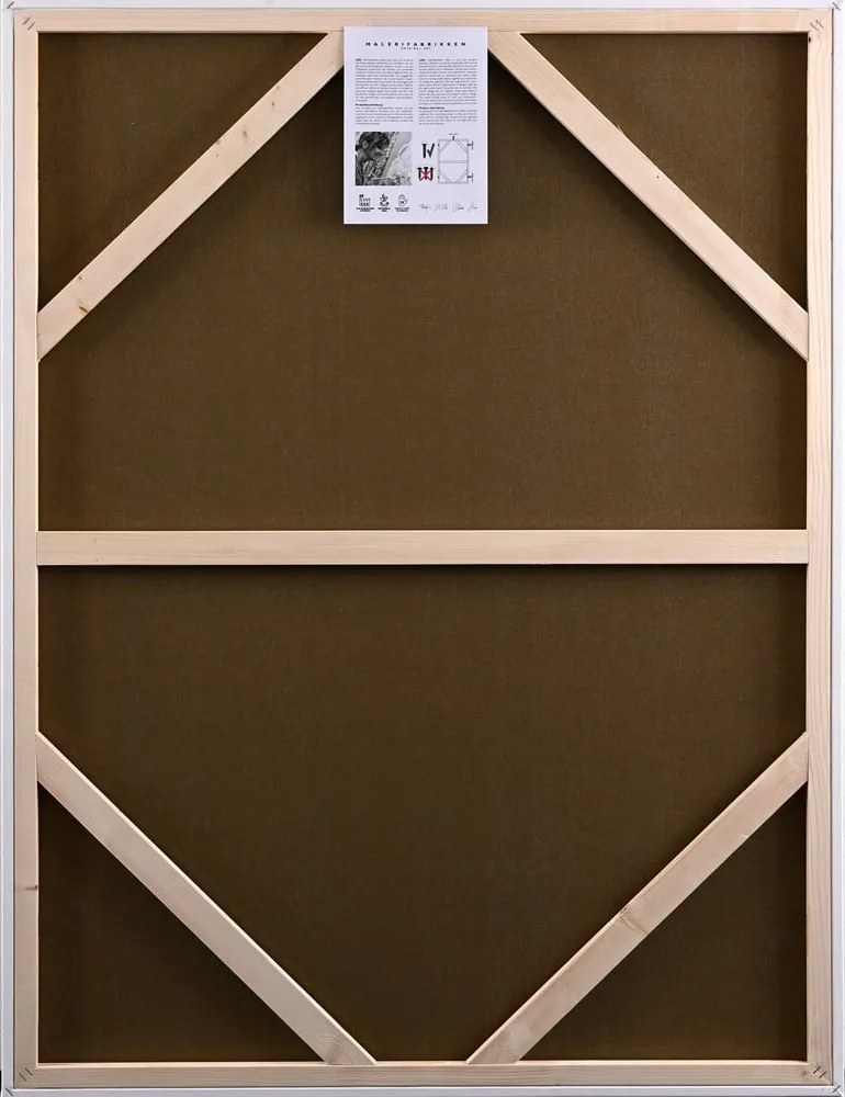 Ръчно рисувана върху платно картина 88x118 cm Small Notes – Malerifabrikken