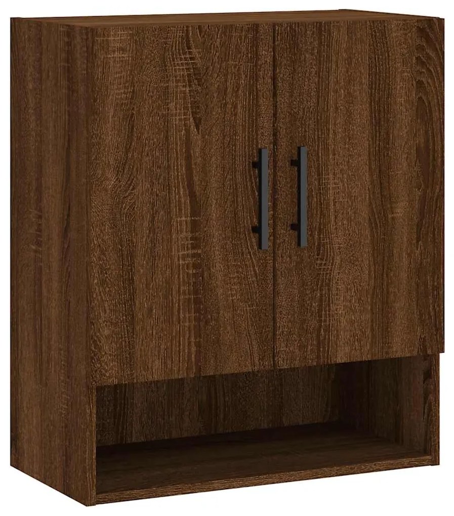 829939 vidaXL Стенен шкаф, кафяв дъб, 60x31x70 см, инженерно дърво