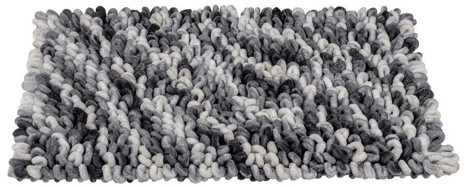 Сиво-син текстилен килим за баня 60x90 cm Lerici – Wenko