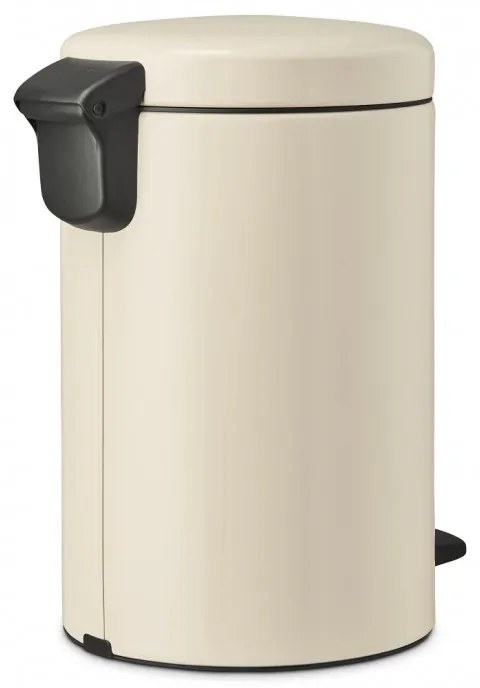 Кош за боклук с педал Brabantia NewIcon 1005531, 12 л, Плавно затваряне, Противоплъзгаща основа, Бежов