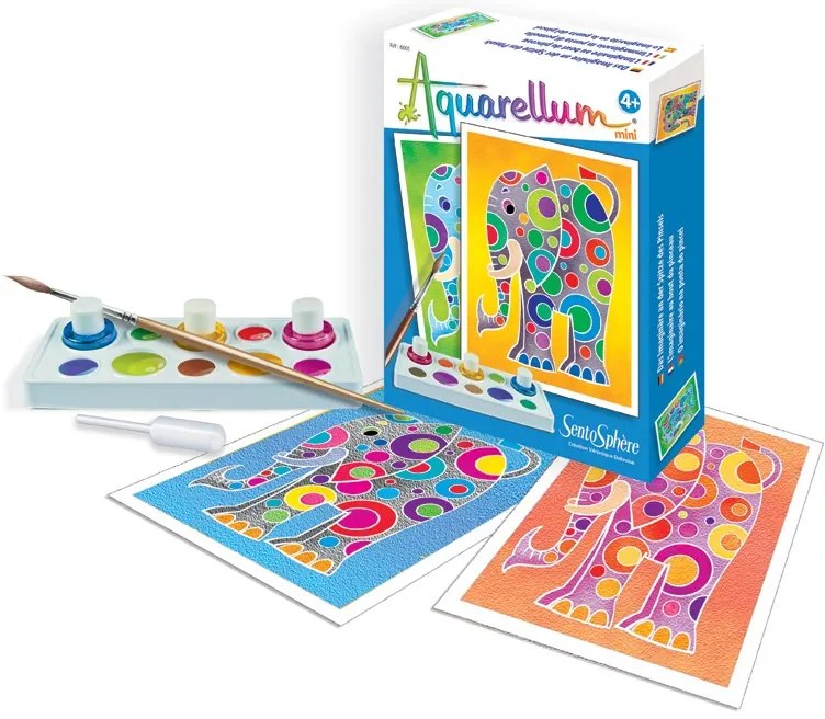 Sentosphere - Комплект за оцветяване Акварелиум слончета 6001