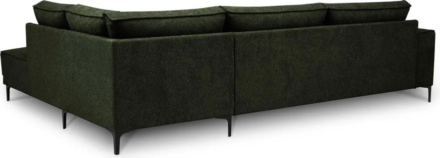 Зелен шенилов ъглов диван (десен ъгъл/L форма) Copenhagen – Scandic